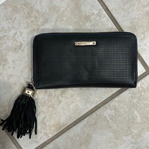 Stella and Dot full sized black wallet